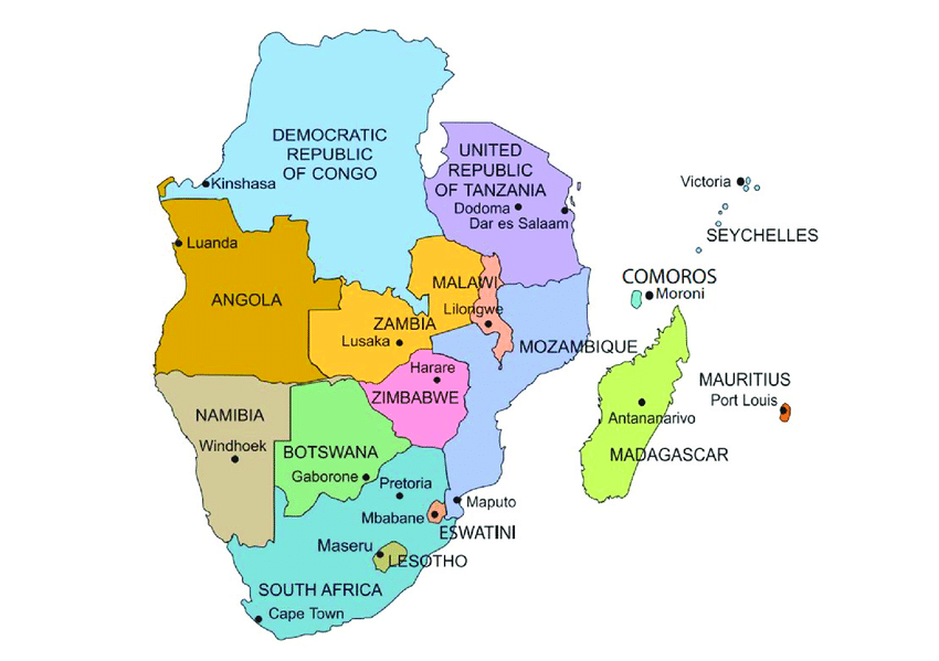 SADC Member States lowres